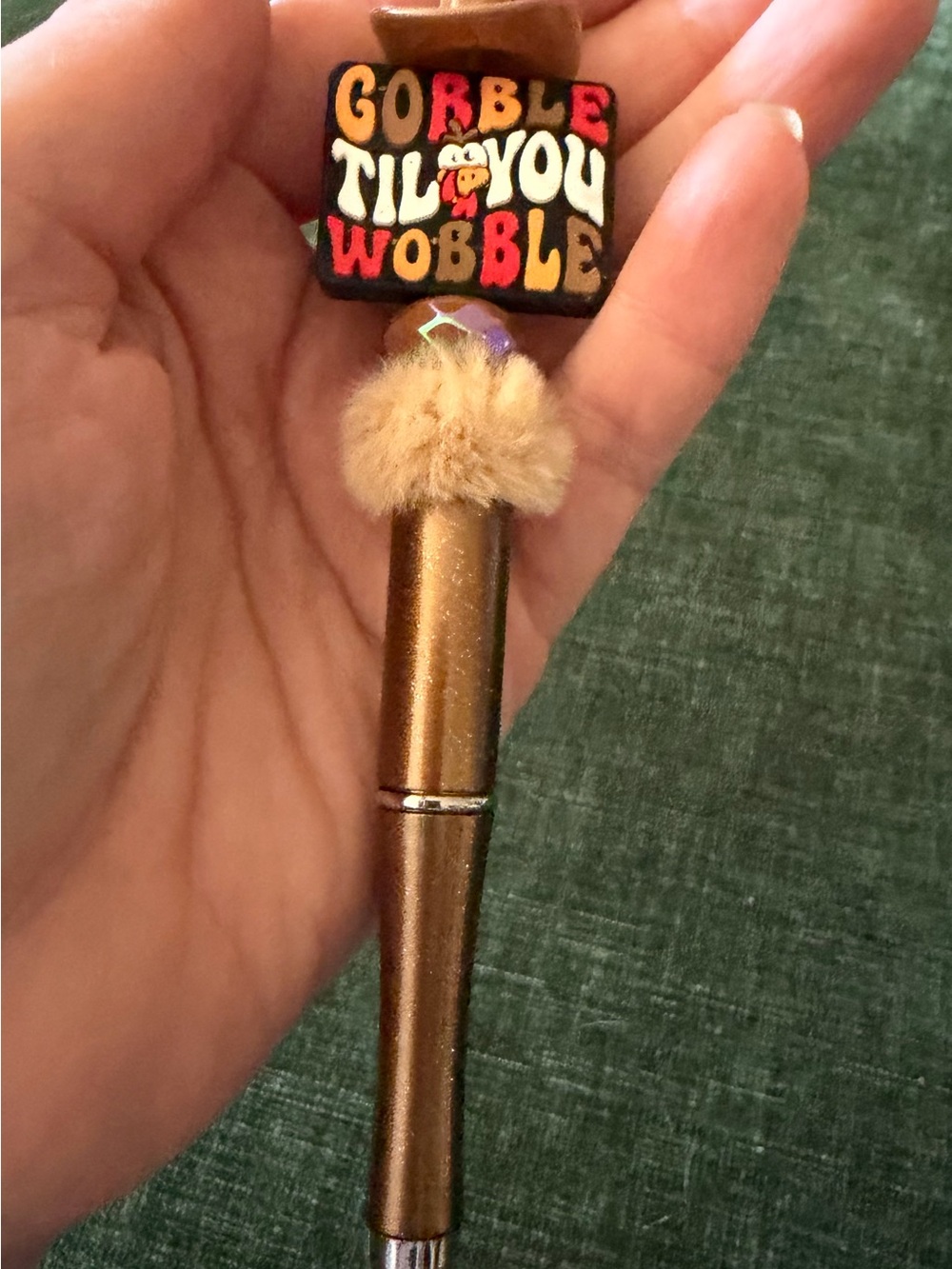 Handmade holiday pens with charms and beads, perfect gift - Picture 10 of 10